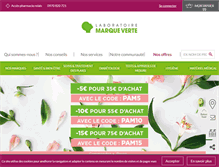 Tablet Screenshot of marqueverte.com